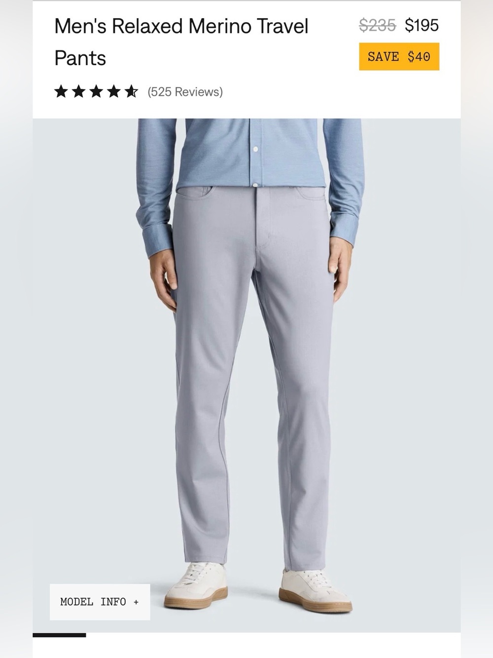 Unbound Merino - Men's Relaxed Merino Travel Pants